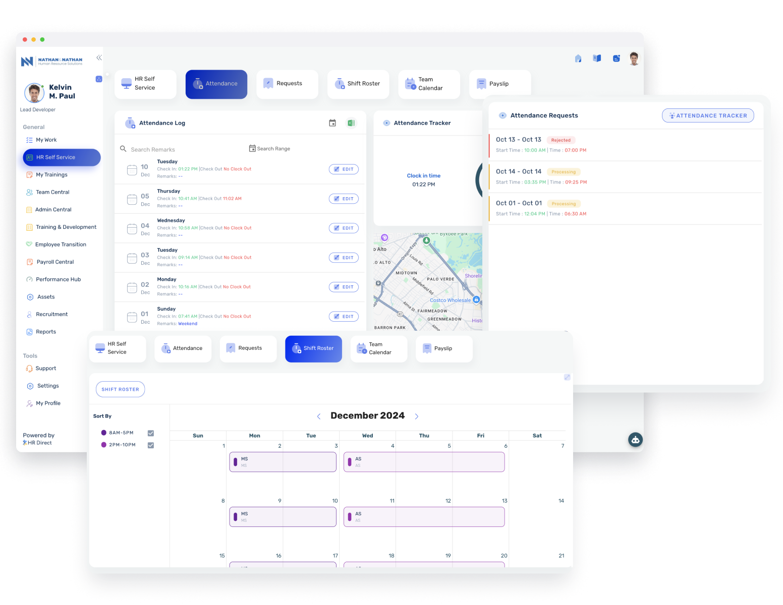 Attendance & Shift Management